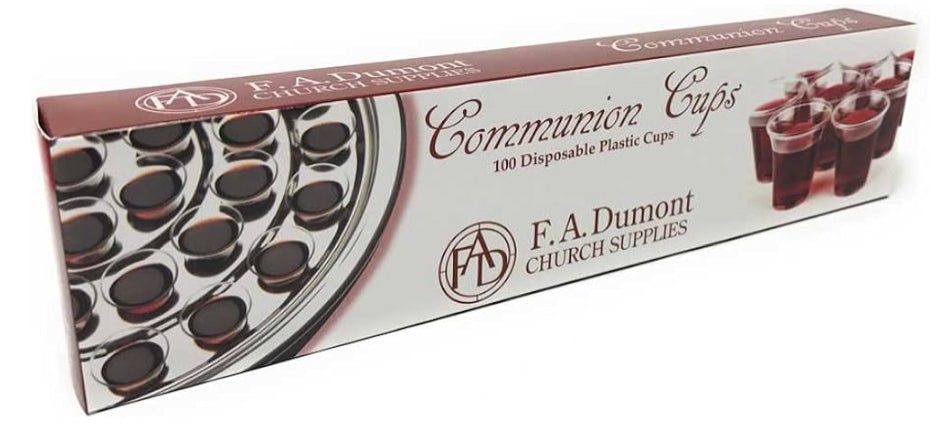 F A Dumont Disposable Communion Cups - Box of 100, 1-3/8" High