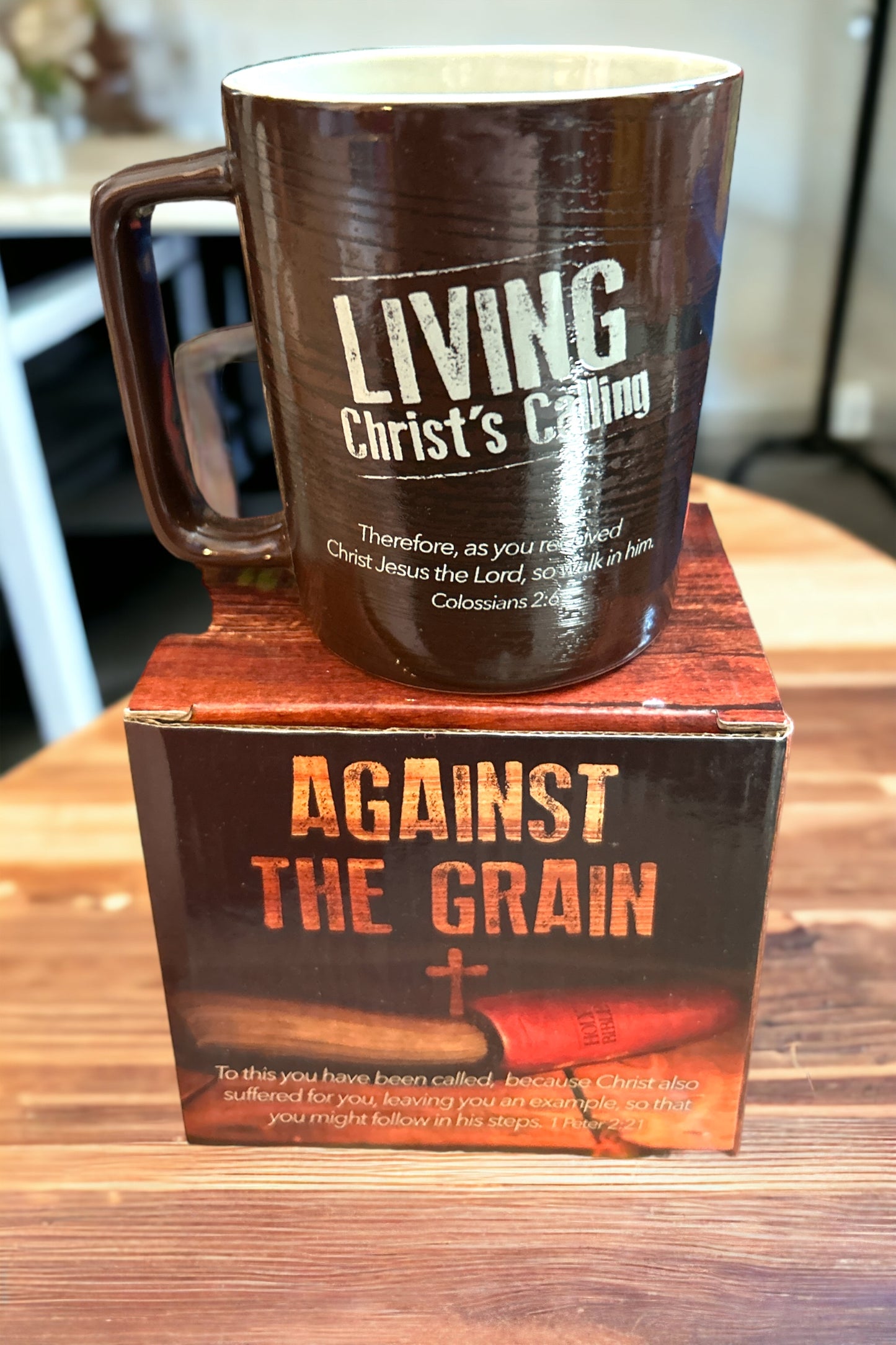 Religious Coffee Mug For Men Against The Grain