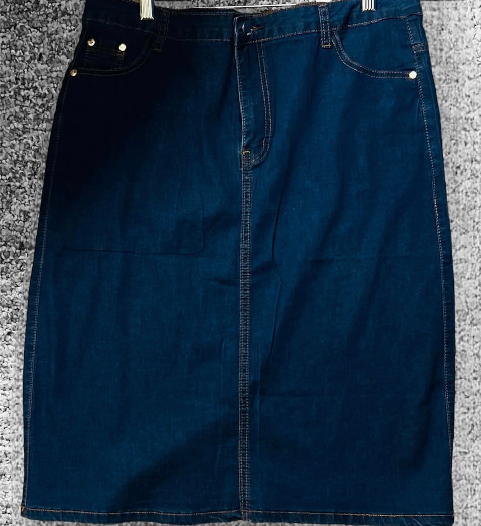 Dark blue Jean skirt
