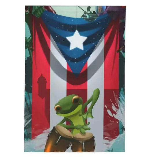 Bandera de Puerto Rico para decoración 12x18”