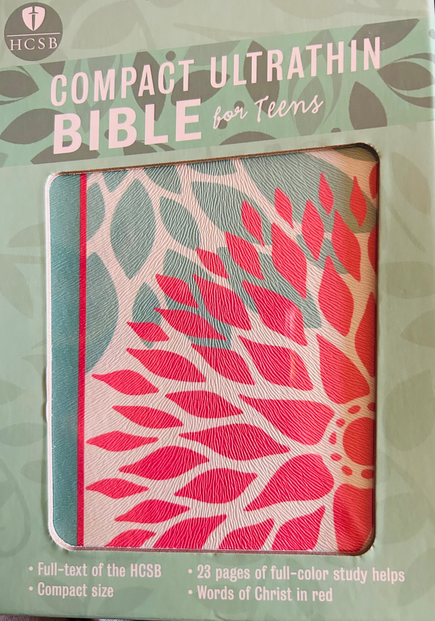 HCSB Compact UltraThin Bible for Teens